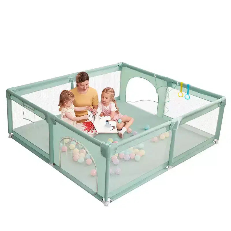 Parc bébé 4 panneaux 71x59 - Spacieux et sécurisé, Parc portable
