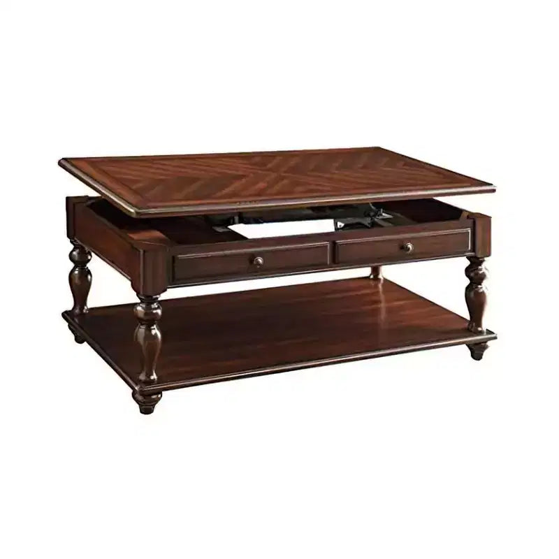 Table basse finition noyer