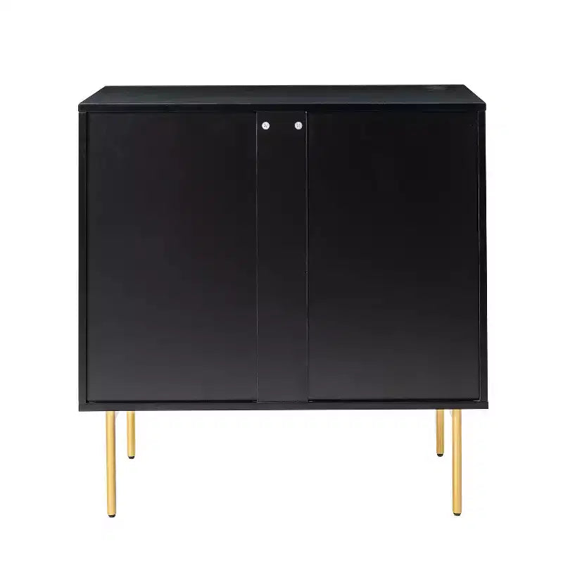 Commode 3 tiroirs de 32 po pour chambre à coucher avec espace de rangement - NOIR