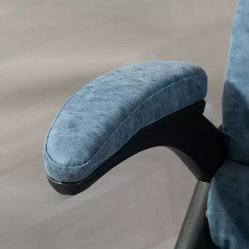 Fauteuil de bureau massant à dossier haut, inclinable et chauffant avec télécommande