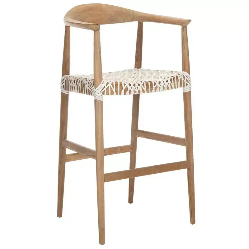 Tabouret de bar naturel/blanc