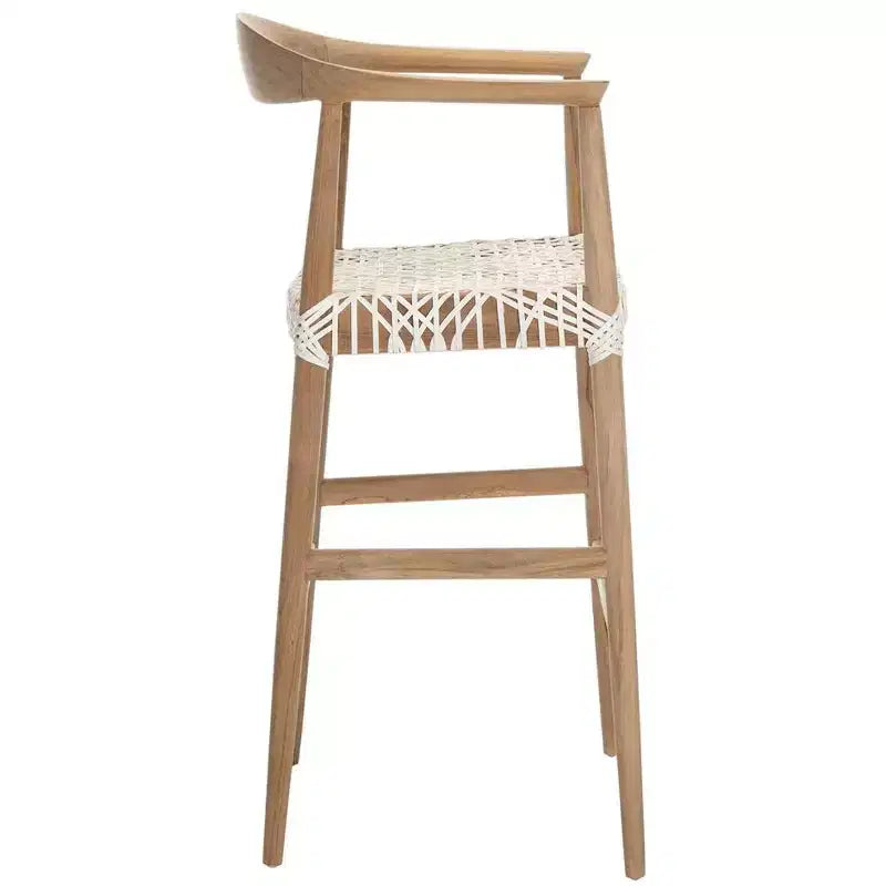 Tabouret de bar naturel/blanc