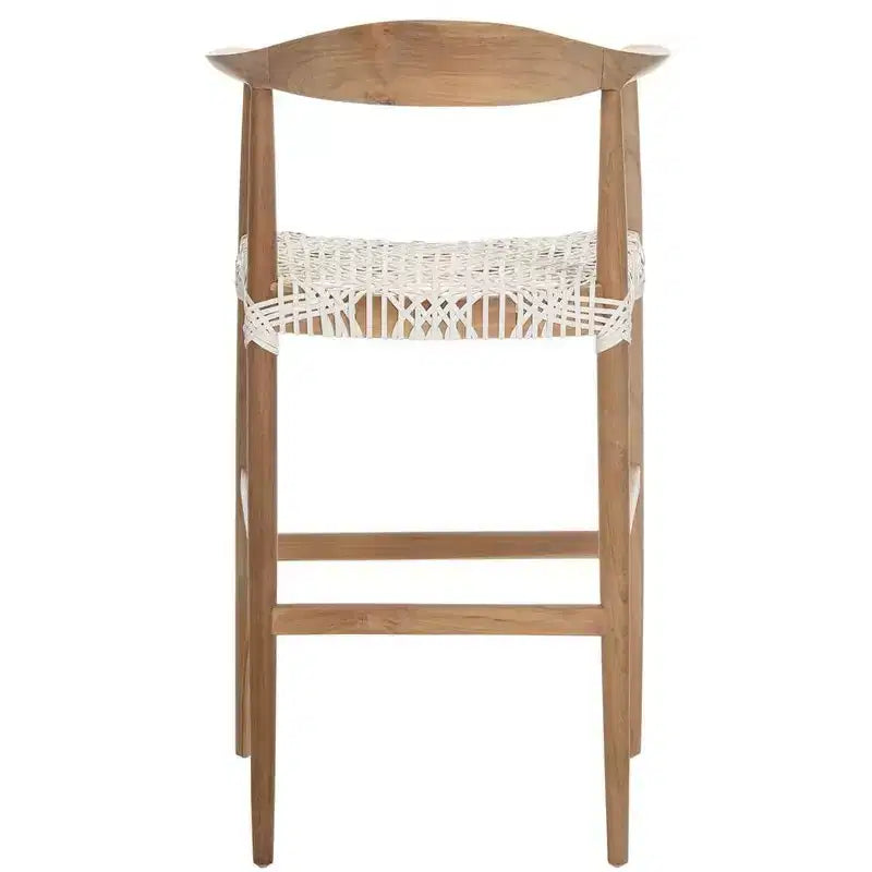 Tabouret de bar naturel/blanc