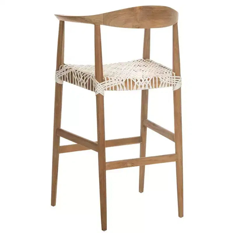 Tabouret de bar naturel/blanc