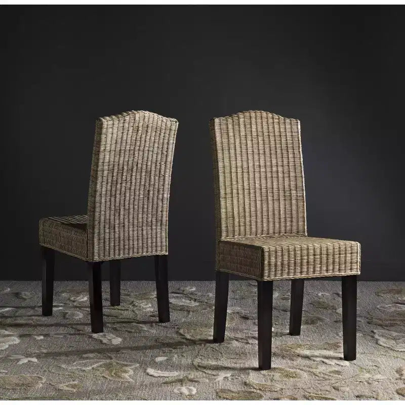 Chaise de salle à manger en osier Odette 19 H