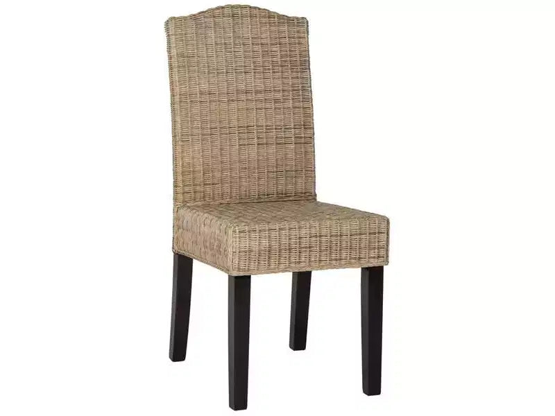 Chaise de salle à manger en osier Odette 19 H