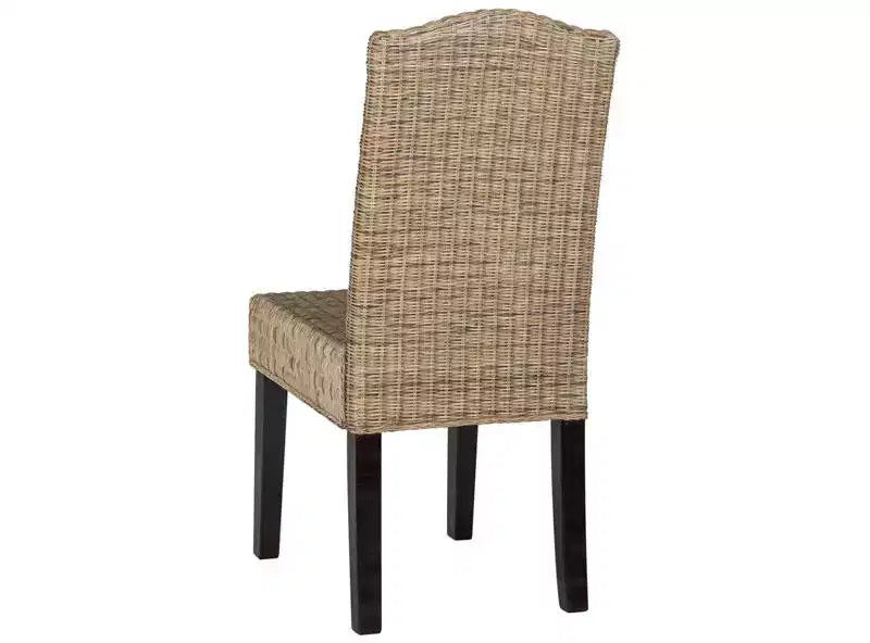 Chaise de salle à manger en osier Odette 19 H