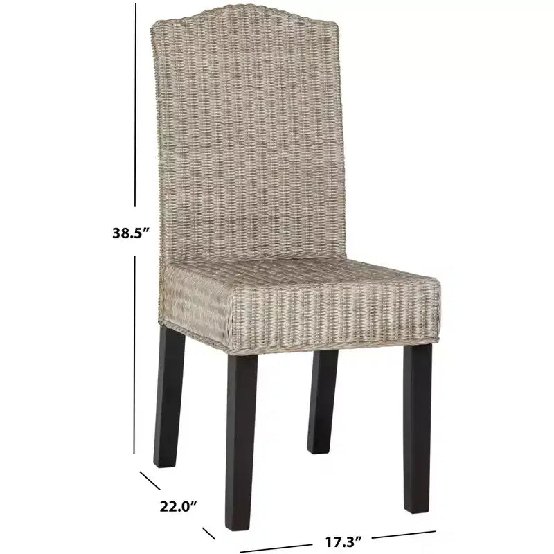Chaise de salle à manger en osier Odette 19 H
