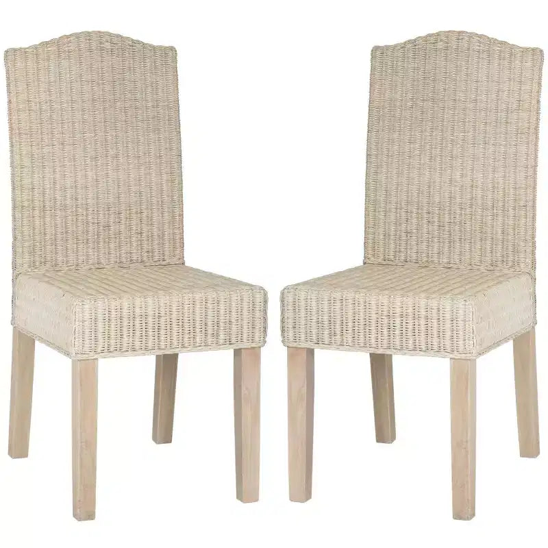 Chaise de salle à manger en osier Odette 19 H