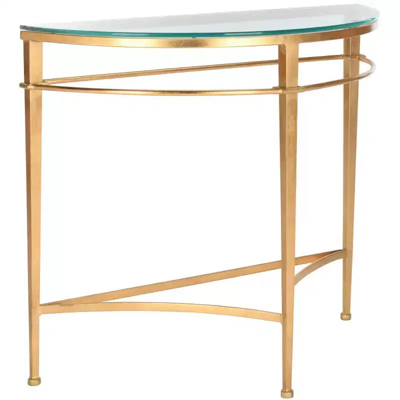 Console d'appoint dorée