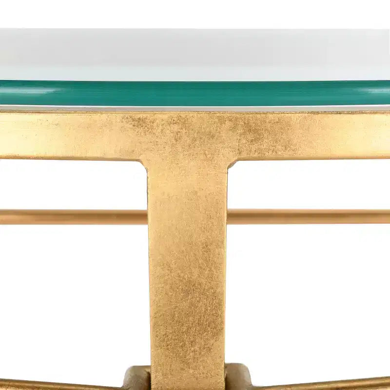 Console d'appoint dorée