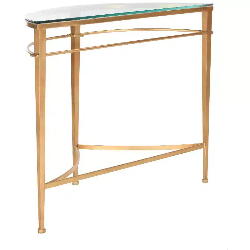 Console d'appoint dorée