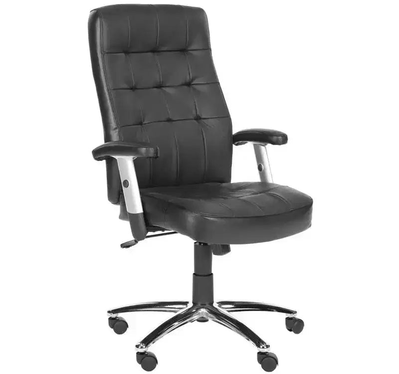 Chaise de bureau pivotante - Réglable en hauteur noire