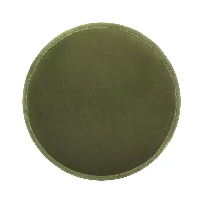 Pouf de rangement rond surdimensionné de 48 cm