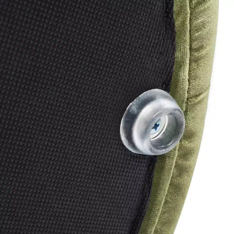 Pouf de rangement rond surdimensionné de 48 cm