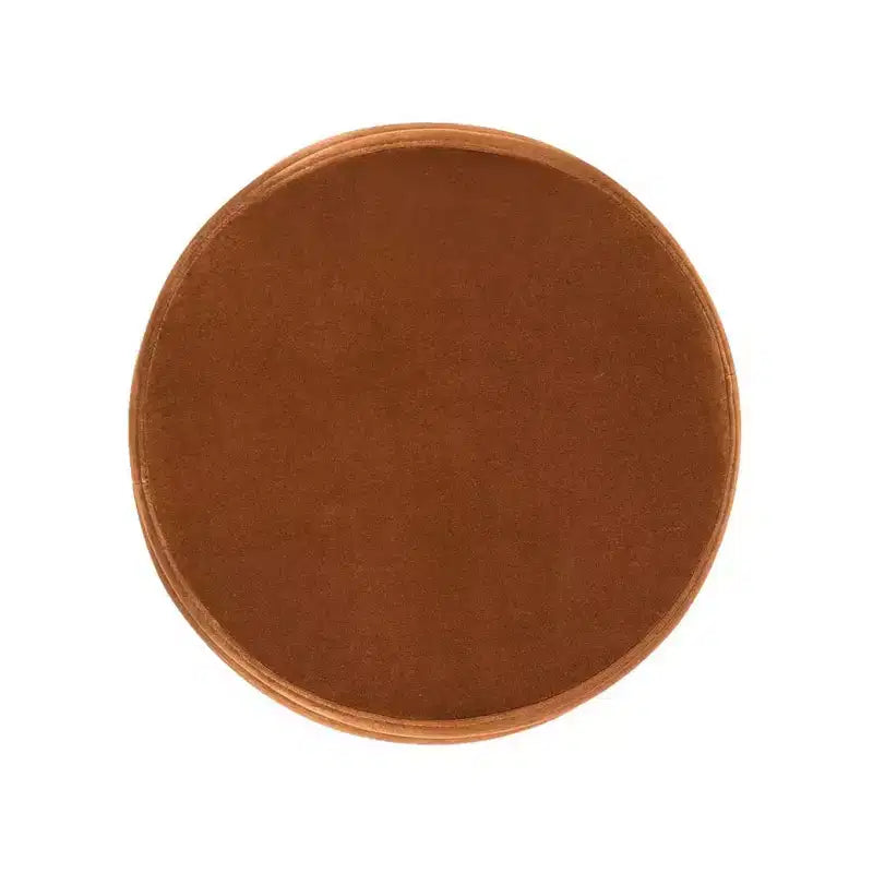 Pouf de rangement rond surdimensionné de 48 cm