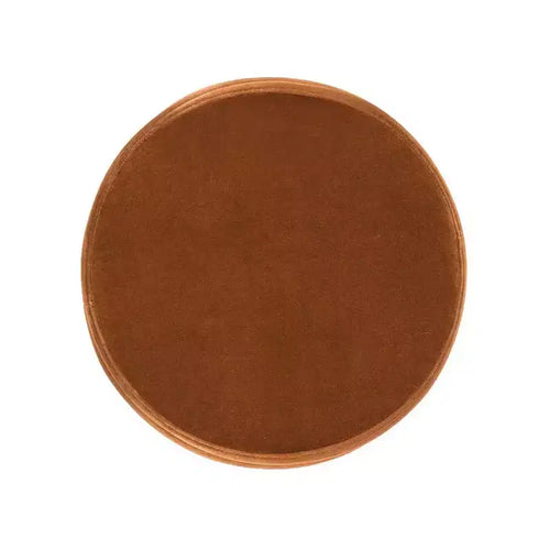 Pouf de rangement rond surdimensionné de 48 cm