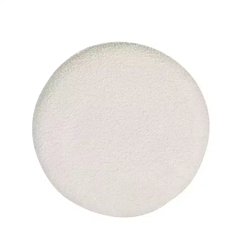 Pouf de rangement rond surdimensionné de 48 cm