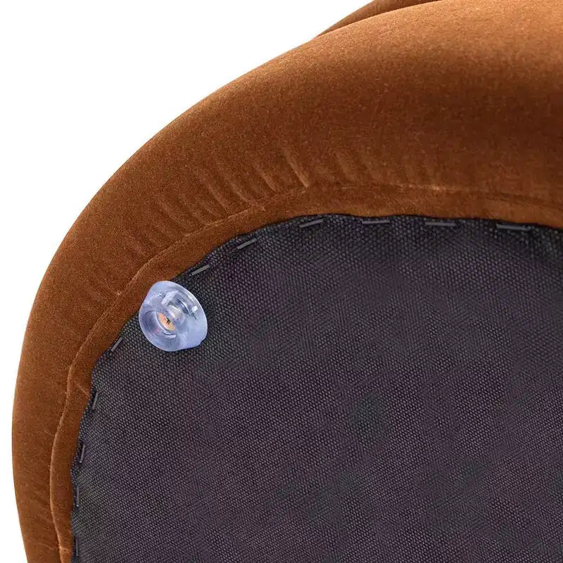 Pouf de rangement rond surdimensionné de 48 cm