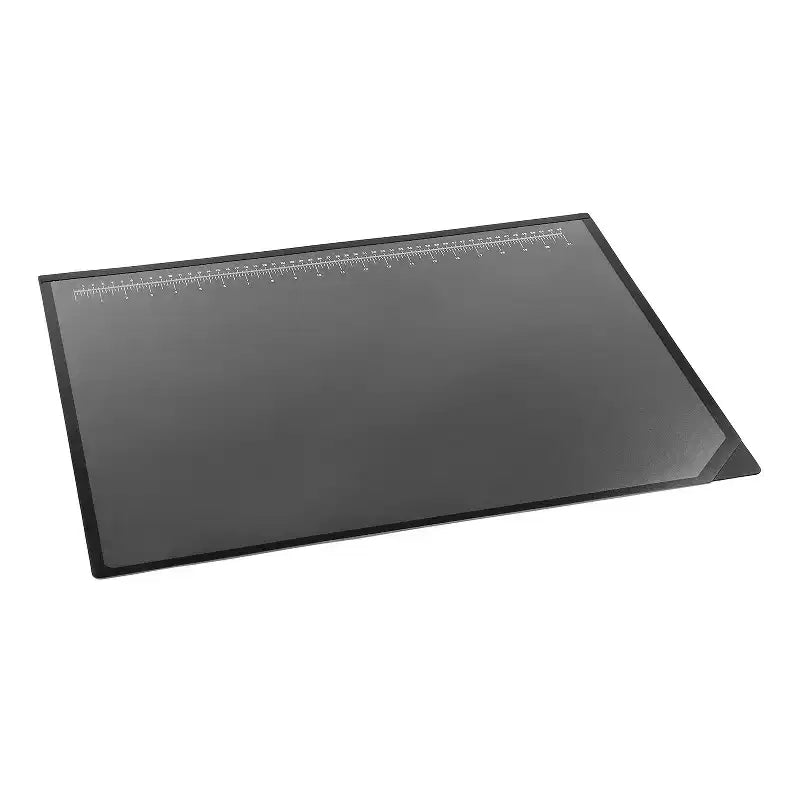 Tapis de bureau double couche, 24 po x 19 po, surface antireflet, noir