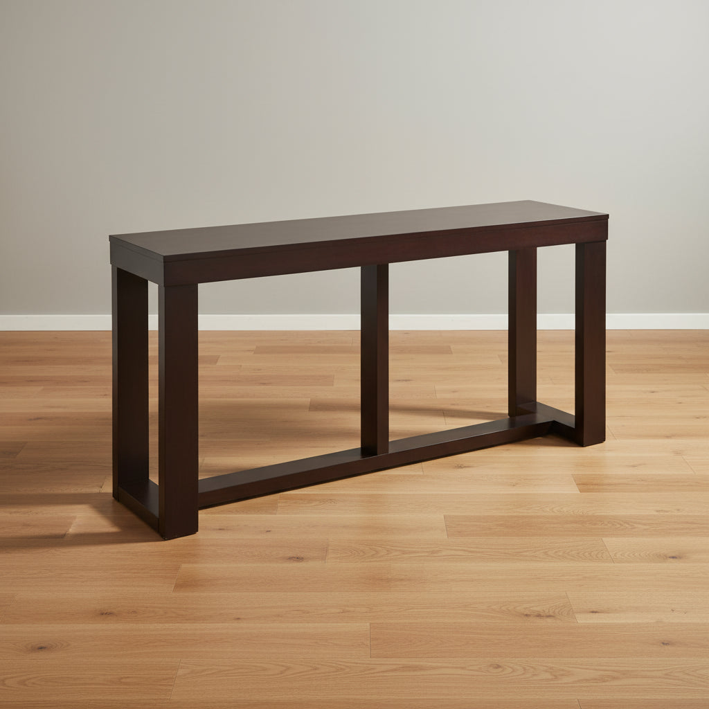 Signature Design by Ashley Contemporary Watson Sofa/Console Table Dark Brown