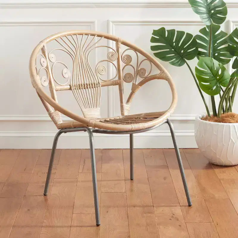Fauteuil d'appoint Gris délavé/noir