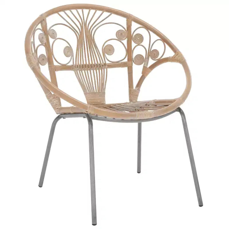 Fauteuil d'appoint Gris délavé/noir
