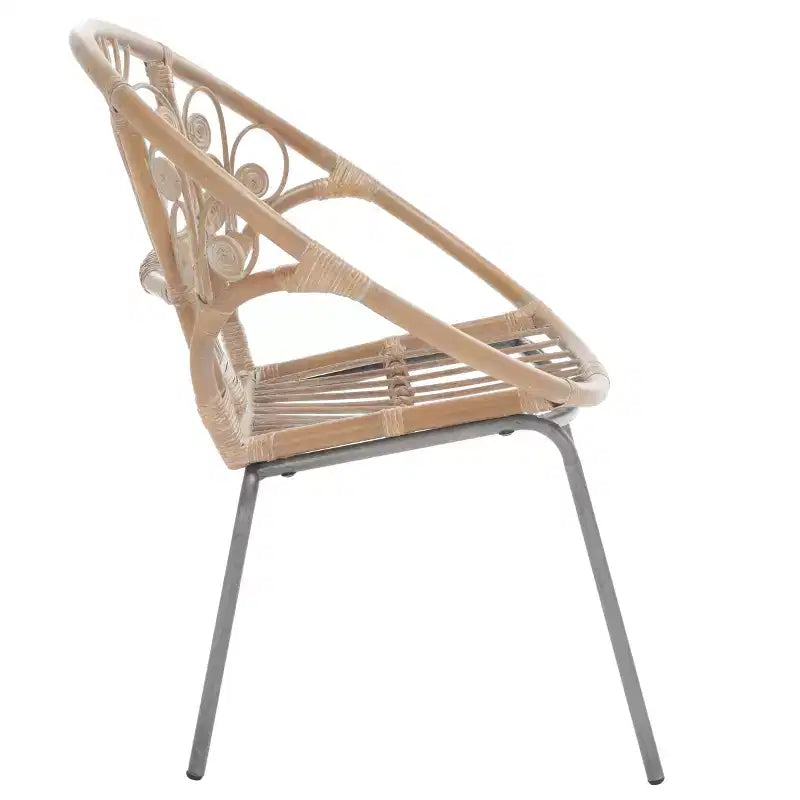 Fauteuil d'appoint Gris délavé/noir