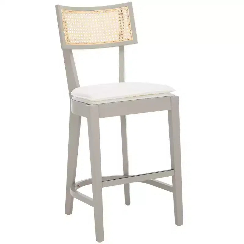 Tabouret de comptoir en rotin