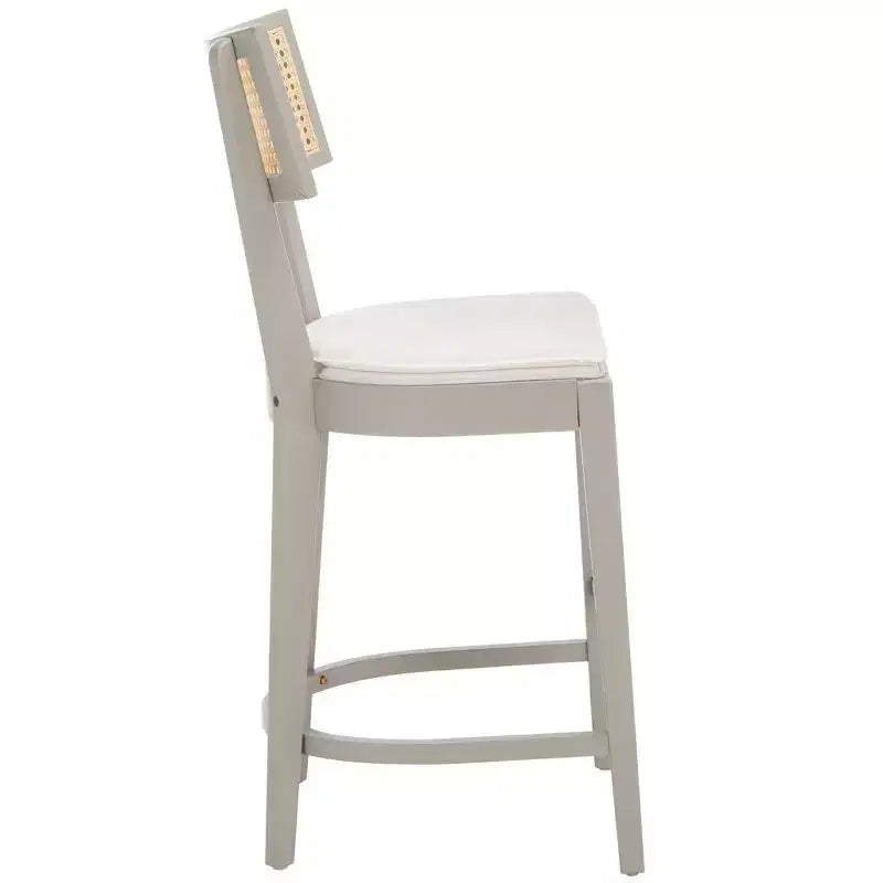 Tabouret de comptoir en rotin