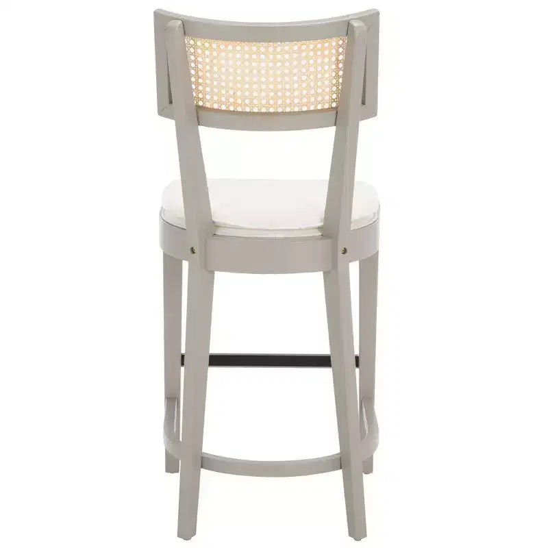 Tabouret de comptoir en rotin
