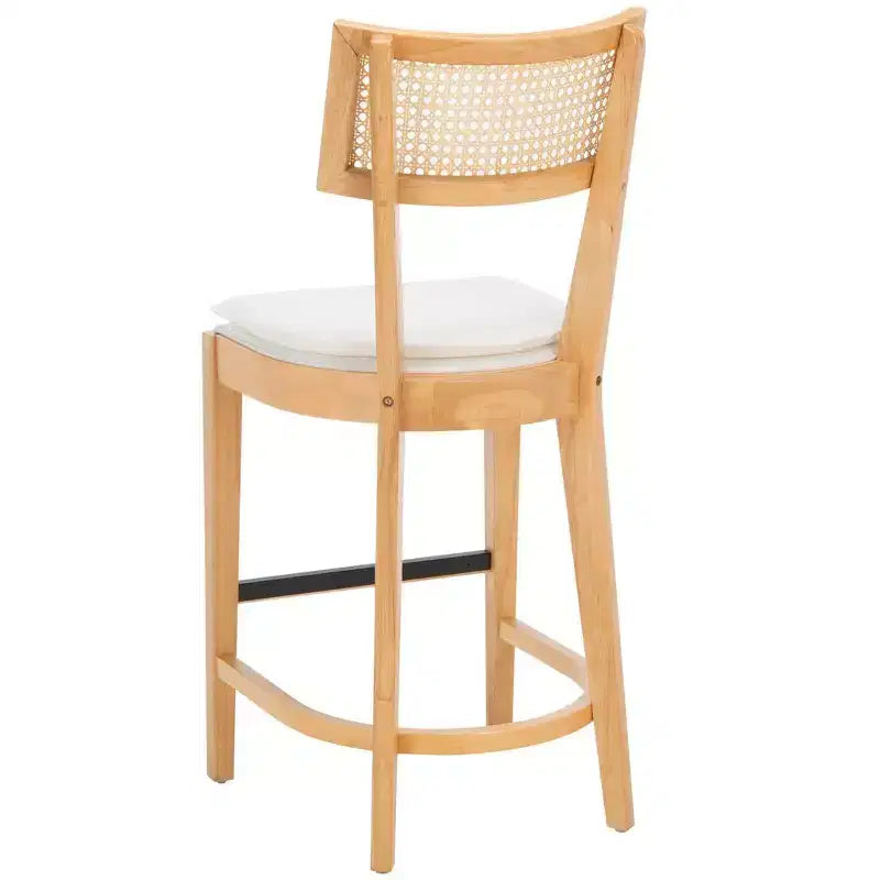 Tabouret de comptoir en rotin