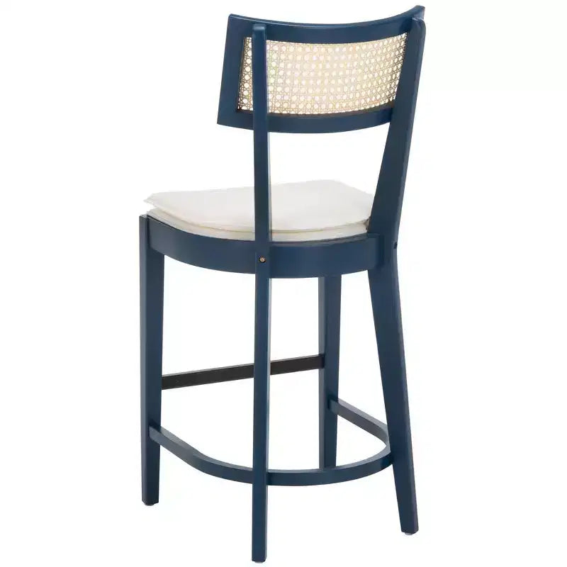 Tabouret de comptoir en rotin
