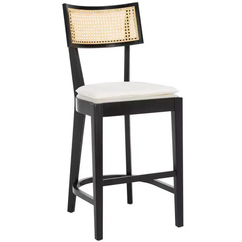Tabouret de comptoir en rotin