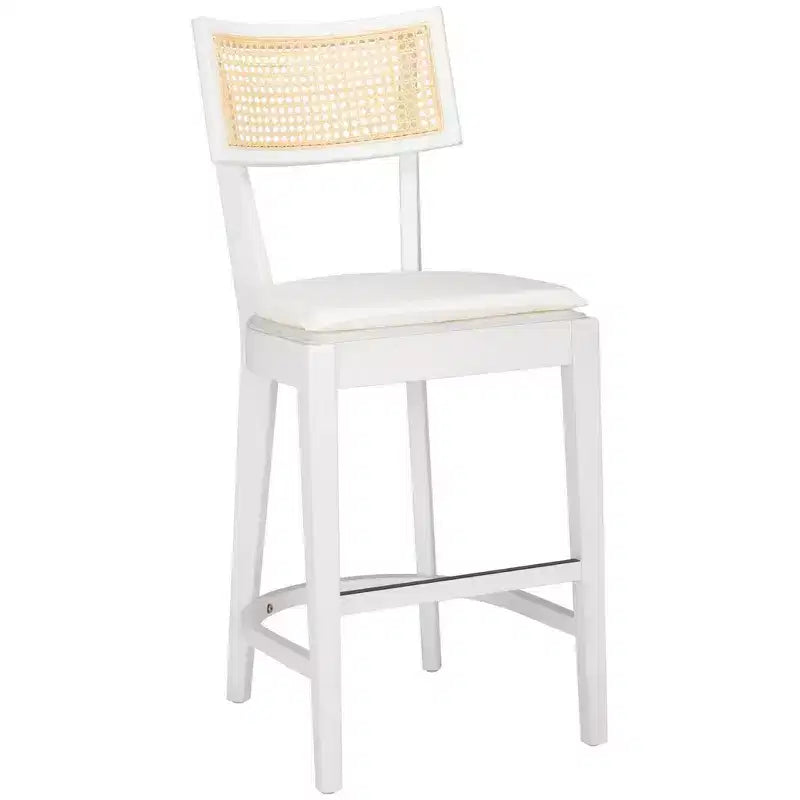 Tabouret de comptoir en rotin