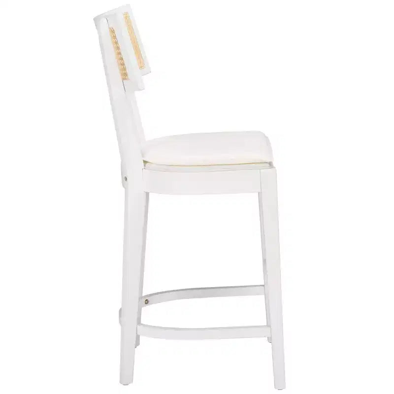Tabouret de comptoir en rotin