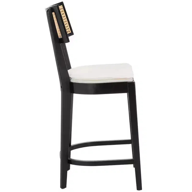 Tabouret de comptoir en rotin