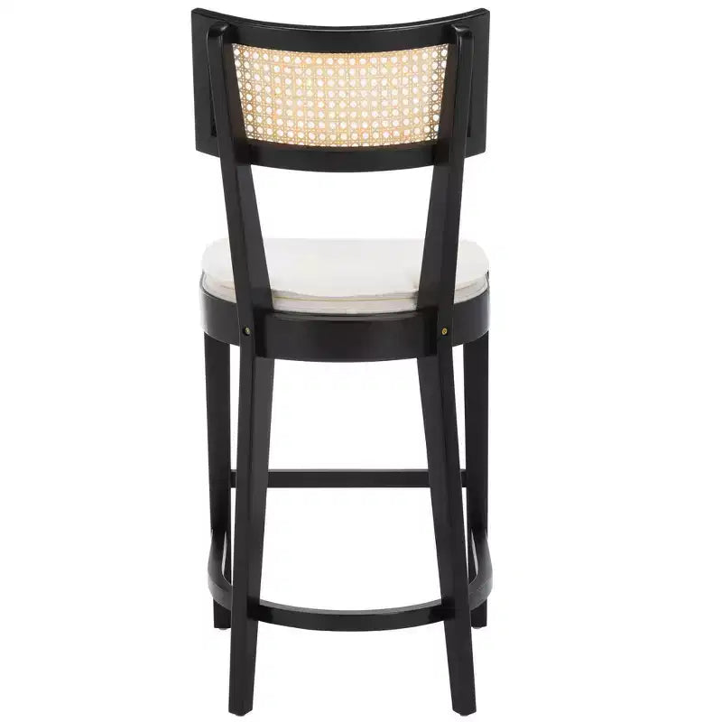 Tabouret de comptoir en rotin