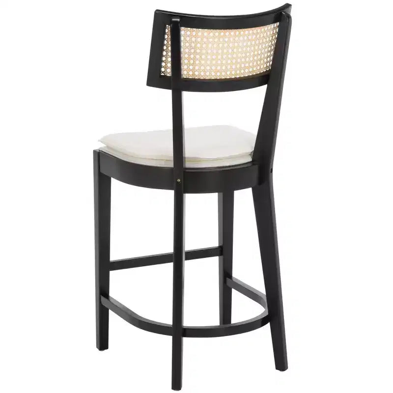 Tabouret de comptoir en rotin