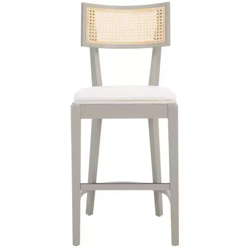 Tabouret de comptoir en rotin