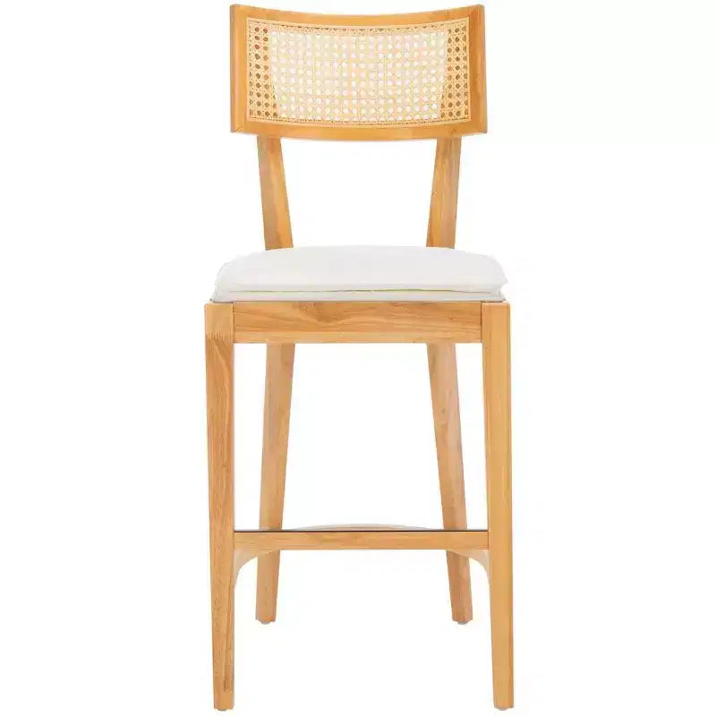 Tabouret de comptoir en rotin